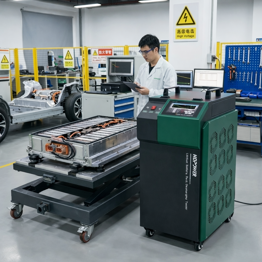 EV Battery Pack Discharger for Capacity Testing and Safe Energy Release